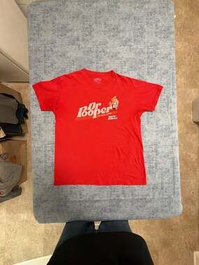 Wacky Packages Dr Pooper The Party Pooper Red Graphic T-Shirt